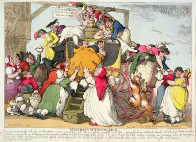 Misères du voyage, 1807 - Thomas Rowlandson